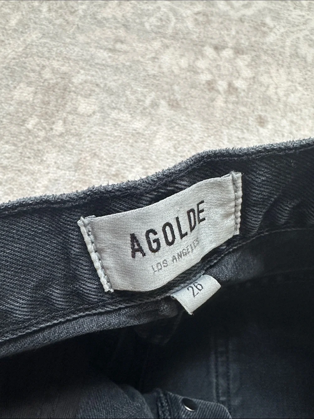AGOLDE Riley High Rise Straight Jeans - Picture 2 of 4